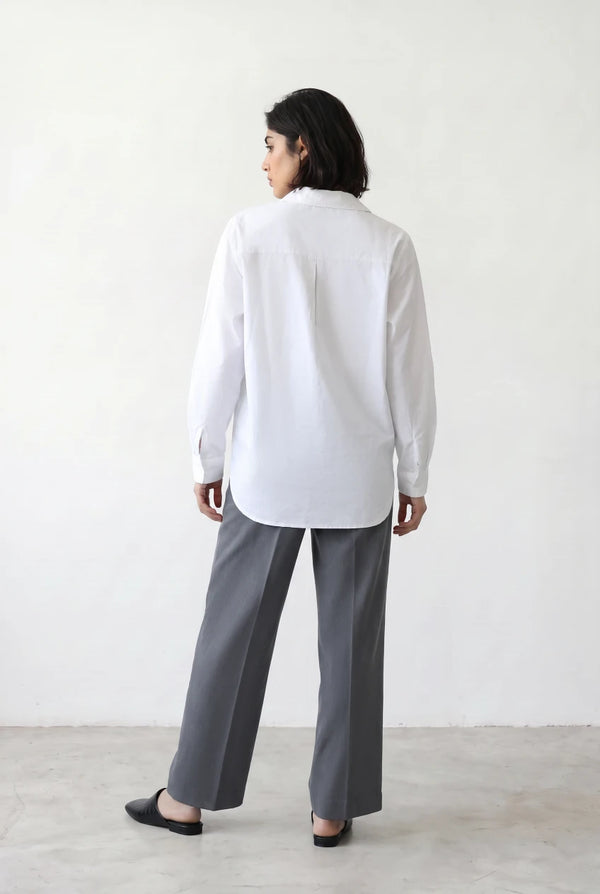 Pleated Wide-Leg Pants