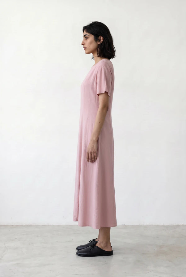 Panelled Flare Midi Dress