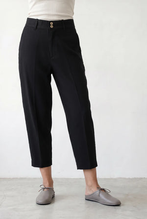 Slouchy Pants With Buckled Hem