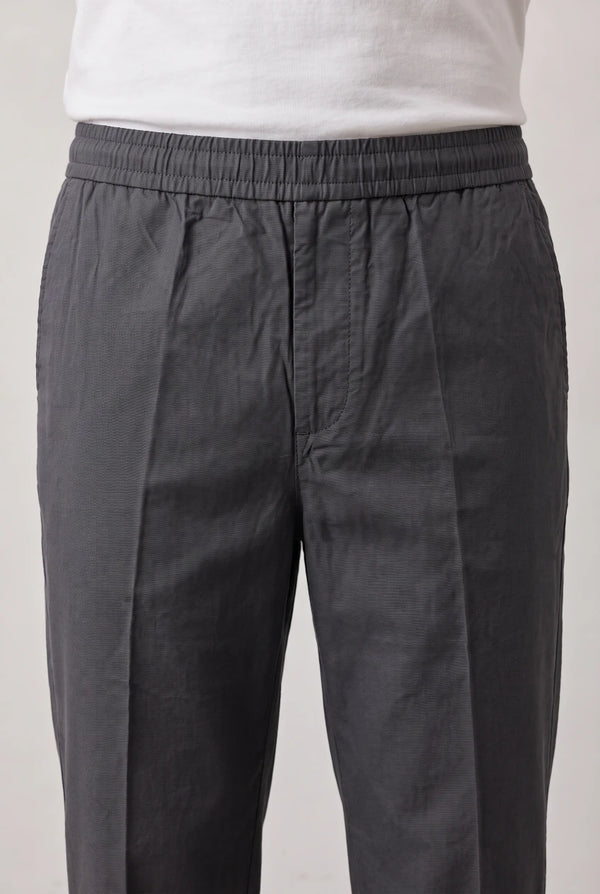 Straight-Leg Cotton Trousers