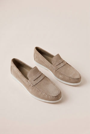 Sheep Suede Penny loafers
