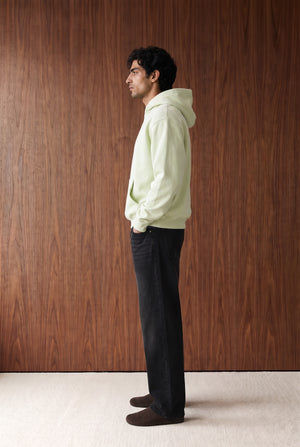 Relaxed Pullover Hoodie - DARK SAGE GREEN