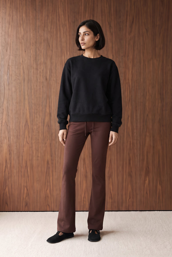 Flared Interlock Trousers