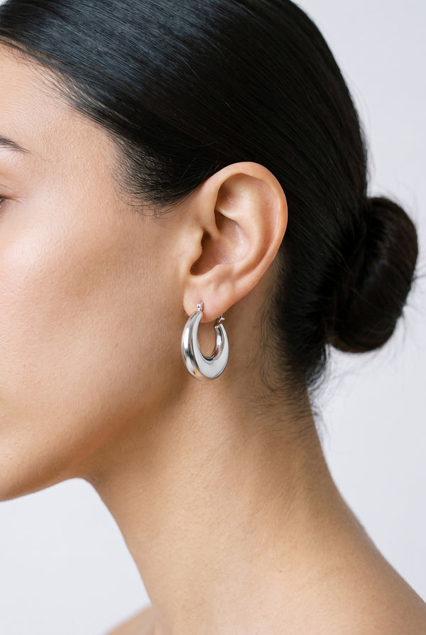 Sculpted Chunky Hoops earrings