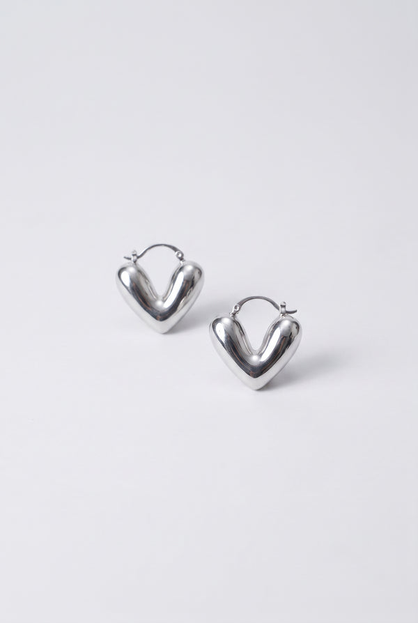 Layered Heart earrings