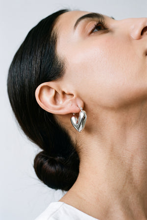 Layered Heart earrings