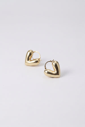 Layered Heart earrings
