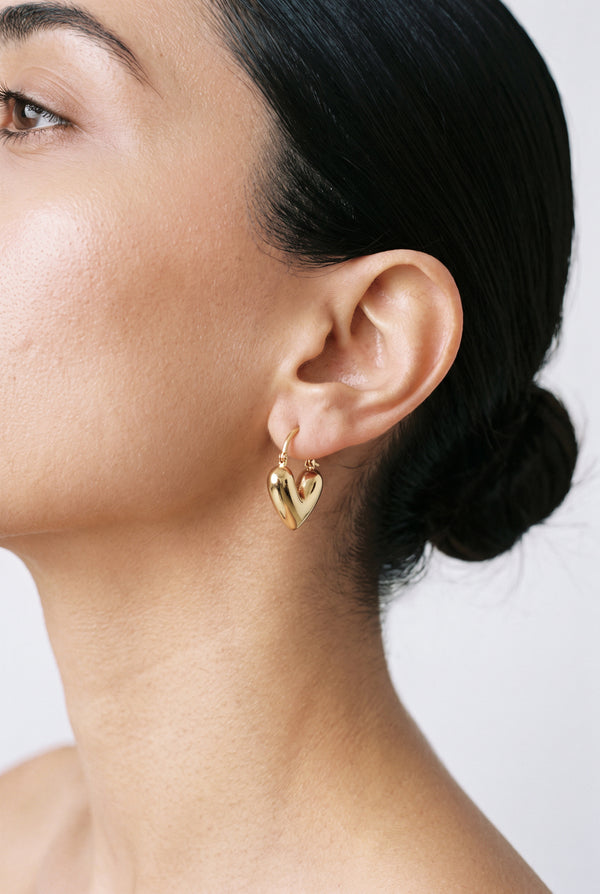 Layered Heart earrings