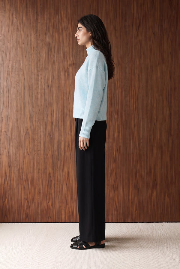 Soft Knit High Neck Sweater