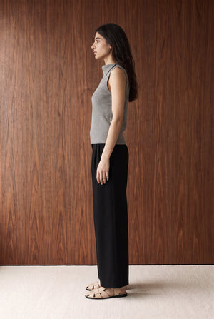 Draped Neck Top