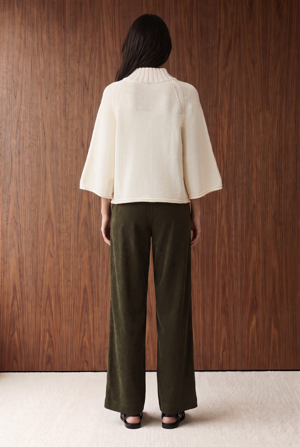 Soft Knit High Neck Sweater