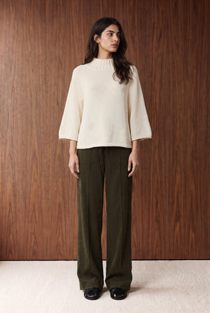 Soft Knit High Neck Sweater