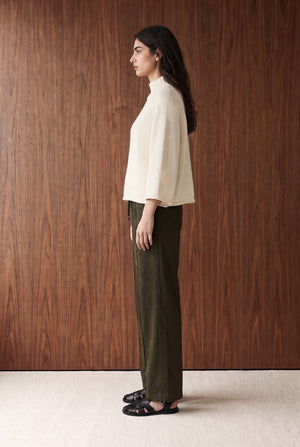 Soft Knit High Neck Sweater