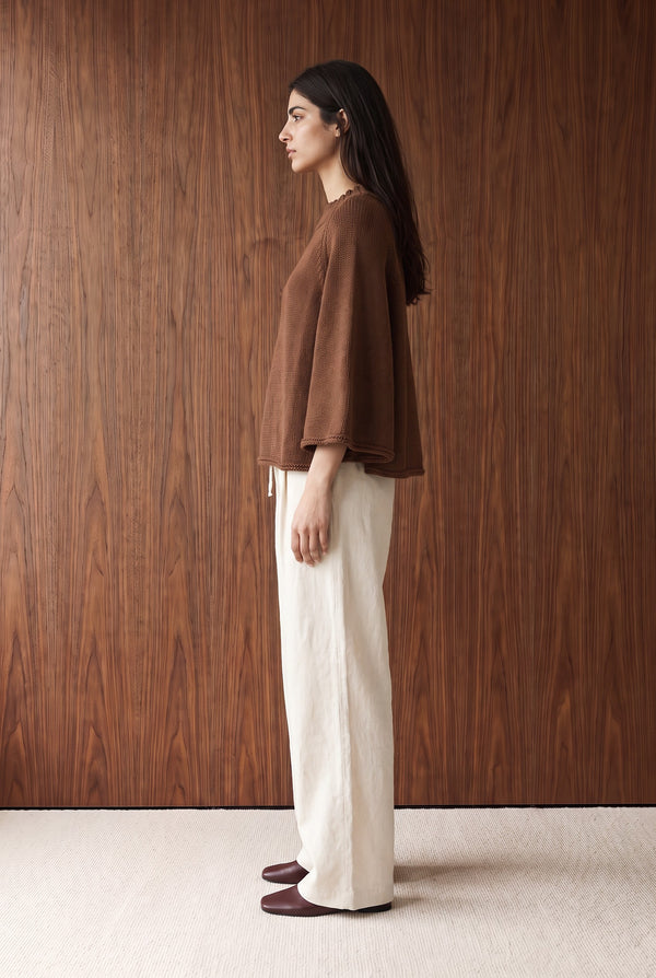 Wide Sleeve Knit Sweater
