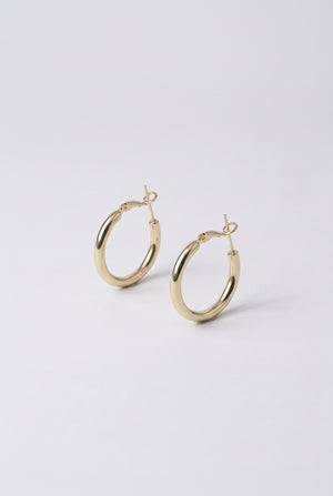 Textured Ridged Hoops