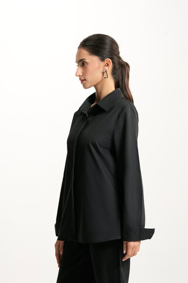 Slim Panelled Shirt