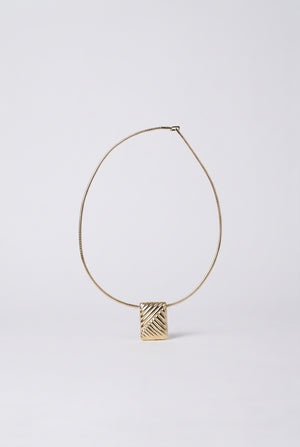Sculpted Rectangle Pendant