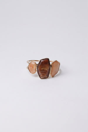 Geometric Stone-Accent Handcuff