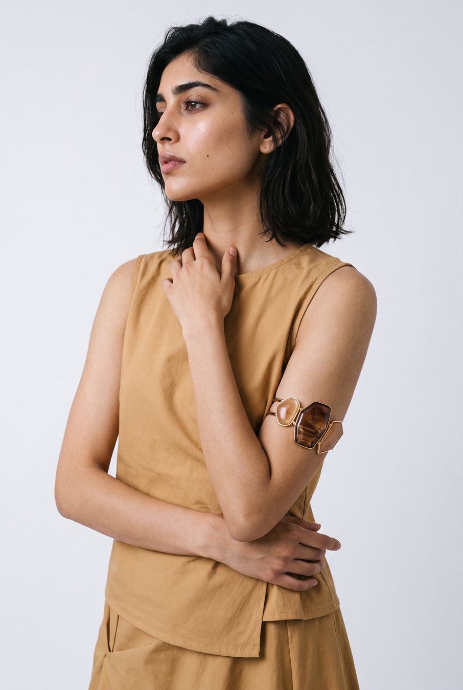 Gold and Peach