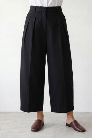 Wide Curved Pants