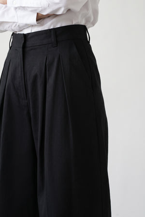 Wide Curved Pants