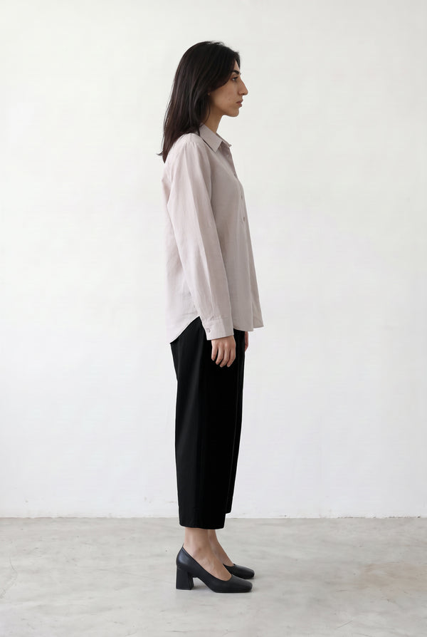 Pleated Adjustable Barrel Pants