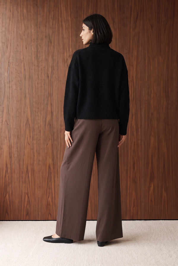 Soft Knit High Neck Sweater