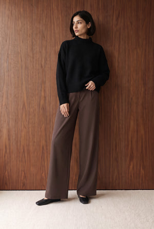 Soft Knit High Neck Sweater
